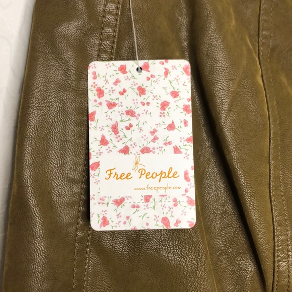 FP Modern Femme Vegan Suede Mini Skirt Back Zip - Picture 5 of 8